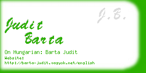 judit barta business card
